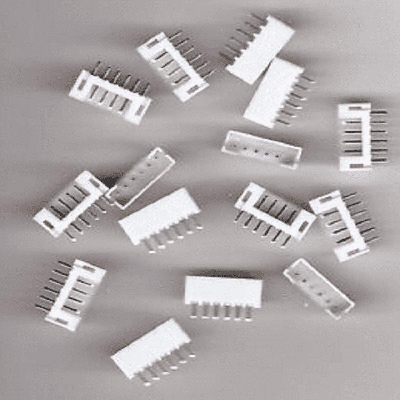 Picture of 3Pcs- 7Pin WHITE MALE HEADER Female Housing JST XH Male Header 7 Pin 2.54mm Pitch Male Connector For Electronics Projects PCB Mount Circuit Breadboard Friendly DIY Cables 
