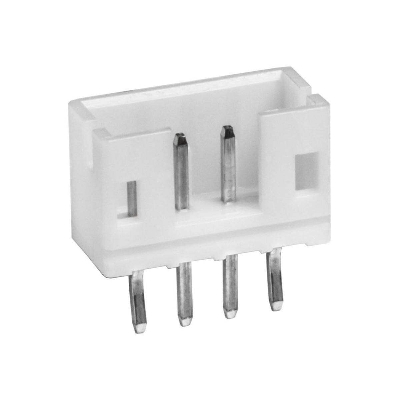 Picture of 5Pcs- 4Pin WHITE MALE HEADER Female Housing JST XH Male Header 4 Pin 2.54mm Pitch Male Connector For Electronics Projects PCB Mount Circuit Breadboard Friendly DIY Cables