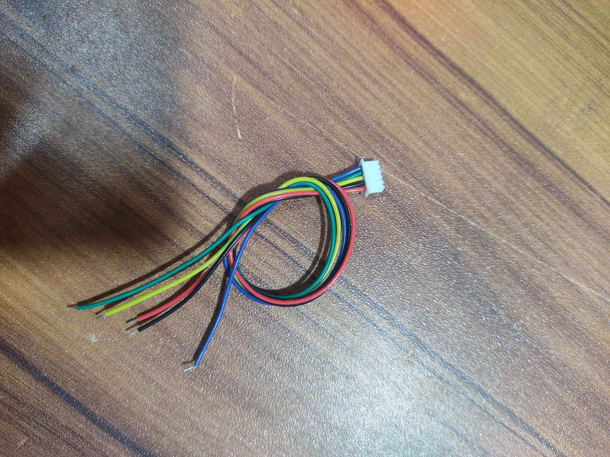 Picture of : Micro JST 1.25mm 5 Pin Male PCB Header Connector With Cable Leads