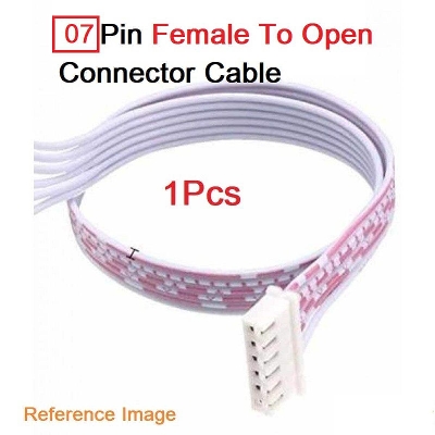 Picture of 7 Pin Female to Open Connector Cable Male to Open Connector Cable