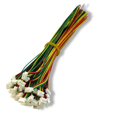 Picture of 1.25mm 4Pin FEMALE Connectors Multicolour Cable