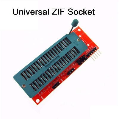 Picture of Universal ZIF Socket Breakout Board Circuit 2.54mm Pitch 40 Pins ZIF Socket Adaptor For Electric Fittings Universal IC Test And Program Electrical Circuitry & Parts