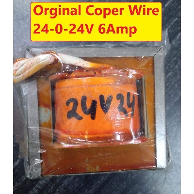Picture of Coper Wire 24-0-24v 6Amp Transformer Input AC 220V 50Hz Output DC 24 Volt 6A Step Down Transformers For Power Supplies Electronic Project DIY
