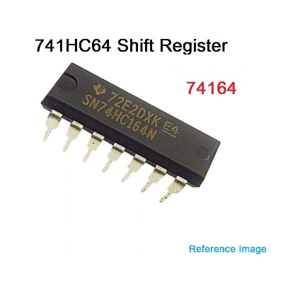 Picture of 74164 SN74HC164N 74HC164 74LS164 Shift Resistor IC Dual In Package DIP 14 Pin IC Electrical Circuitry & Parts