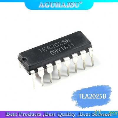 Picture of 2Pcs TEA2025 TEA2025B TEA-2025 2025 DIP-16 Audio Amplifiers IC Amplifier Board IC Dual In Line Package Chip 16 Pin Leads