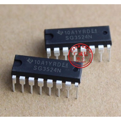Picture of SG3524 3524 PWM IC Regu-lating Pu-lse Width Modul-ator Controller IC DIP 16 Pin Electrical Circuitry & Parts