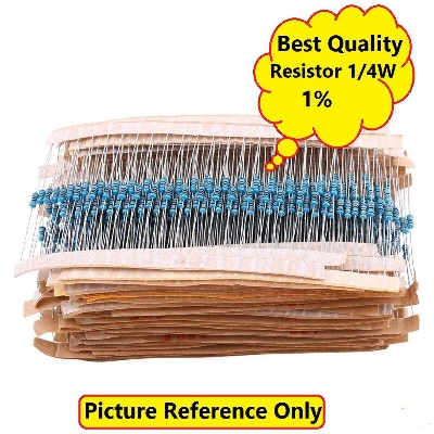 Picture of 50Pcs- Resistor 3.3K Ohm 1/4W 1% Carbon Film Resistor 0.25w Best Quality