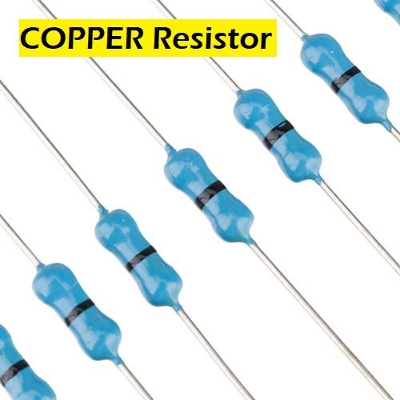 Picture of 50Pcs Tolerance 1% 0 Ohm COPPER Resistor 0 Ohm Carbon Film Resistor 0 Ohm 1/4W Resistance 0.25 Watt Fixed Resistors Passive Components Parts
