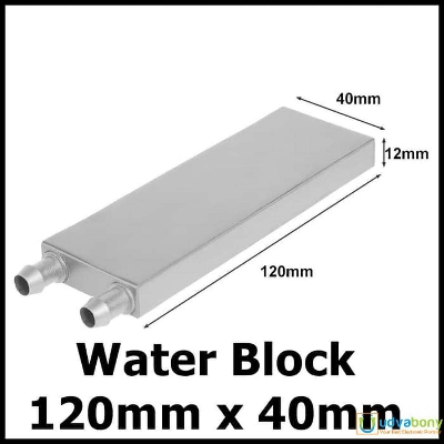 Picture of 120mm Water Block Aluminum 120x40x12mm Water Cooling Waterblock Heatsink For TEC1-12706