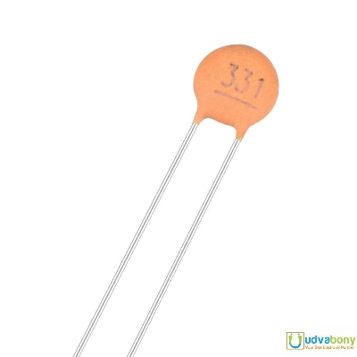 Picture of 25Pcs- 331 Ceramic Capacitor 331 330pF 50V Disc Capacitor Electrical Circuitry & Parts