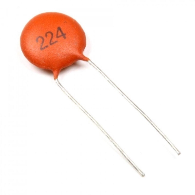 Picture of 25Pcs- Ceramic Capacitor 224pF 100V Disc Capacitor High Quality