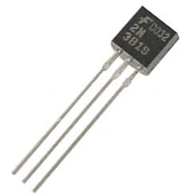 Picture of 2Pcs- 2N3819 N-Channel JFET Transistor TO-92