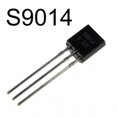 Picture of 10Pcs- 2SC9014 2SC-9014 2SC 9014 C9014 NPN 50V 0.1A 0.6W 270MHz Transistor TO-92 Package Bipolar NPN Small Signal Transistor Electrical Circuitry & Parts