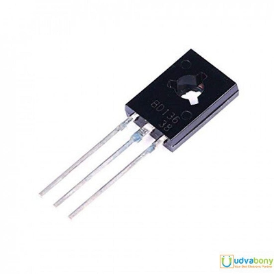 Picture of 5Pcs- BD136 BD-136 BD 136 PNP Transistor 45V 1.5A PNP Power Transistor TO-126 Bipolar Transistor IC Medium Power Sil-icon PNP Triode Transistor Electrical Circuitry & Parts