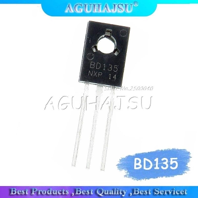 Picture of 5Pcs- BD135 BD-135 BD 135 NPN Transistor 45V 1.5A NPN Power Transistor TO-126 Bipolar Transistor IC Medium Power Silicon NPN Triode Transistor Electrical Circuitry & Parts