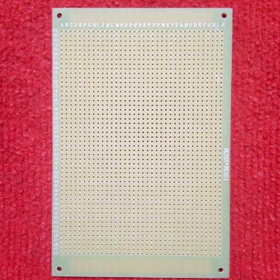 Picture of Veroboard Single Side Dot 15x10cm Glass Fiber Stripboard PCB Printed Circuit Board Project Board For Prototyping Weld Soldering Arduino DIY