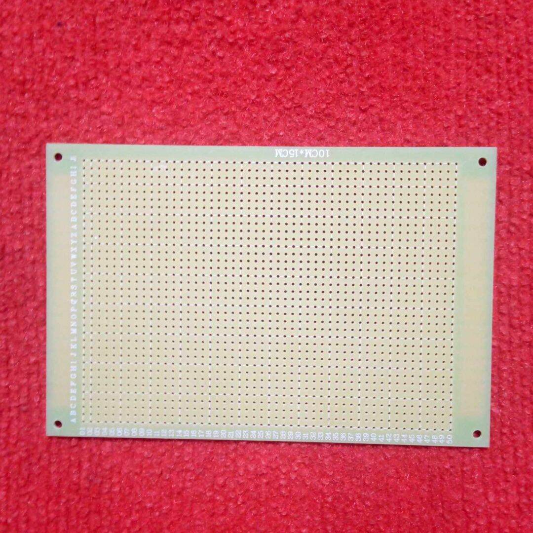Picture of Veroboard Single Side Dot 15x10cm Glass Fiber Stripboard PCB Printed Circuit Board Project Board For Prototyping Weld Soldering Arduino DIY