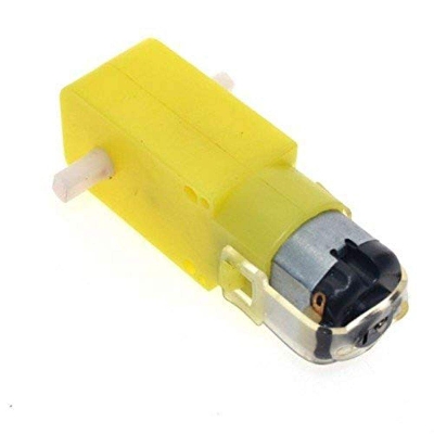Picture of YELLOW Plastic Gear Motor DC 3V 6V 130RPM Gear Motor Dual Shaft Smart Robot Car TT Gear Motor Double Shaft Dual Axis Geared TT Motor For Smart Robot Car Toys Electrical Circuitry & Parts - dc motor