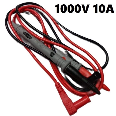 Picture of Sharp Pin Needle Tip 10A 1KV Universal Probe Test Leads Pin For Digital Multimeter Needle Tip Multi Meter Tester Lead Probe Wire Pen Cable 10A 1000V Multimeter Cable Probe Measuring & Levelling