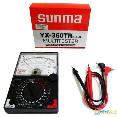 Picture of Analog Multimeter Fuse & Diode Protection Electrical Trade Tools & Testers - Black