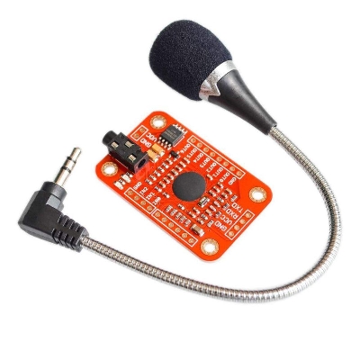 Picture of Speech Recog-nition Module Voi-ce Spe-ak Rec-ognition Module Serial Control Module With Microphone And 4Pin Wire For Arduino Electrical Circuitry & Parts