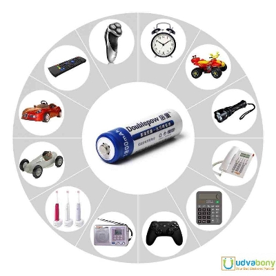 Picture of Better Quality AA Ni-MH 1.2v 1200mAh Rechargeable 14500 Battery For Solar Light Remote Mic Digital Camera MP3 Player Razor LED Trimmer Etc