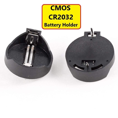 Picture of 5Pcs-CMOS CR2032 CR-2032 2032 PCB Mount Battery Holder Button Coin Cell Batteries Case Box For Motherboard RTC Electronics Circuitry & Parts