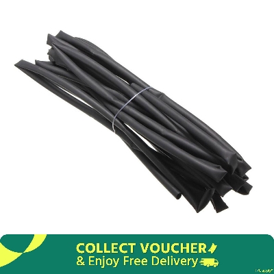 Picture of Heat Shrink Tube 3mm Black 3 Gauge - Black
