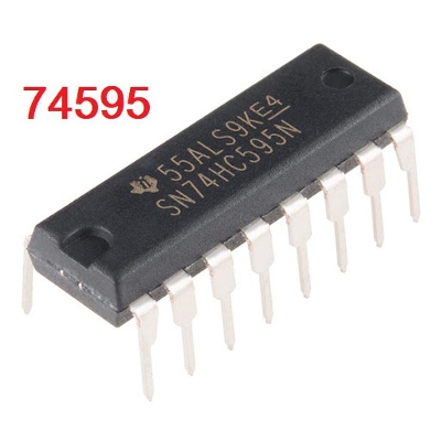Picture of 2Pcs - 74HC595 8-bit Serial-to-Parallel Shift Register