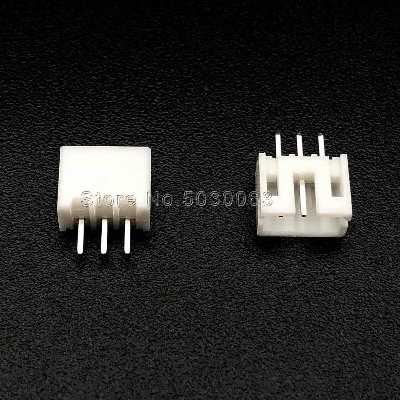 Picture of 5Pcs- 3Pin WHITE MALE HEADER Female Housing JST XH Male Header 3 Pin 2.54mm Pitch Male Connector For Electronics Projects PCB Mount Circuit Breadboard Friendly DIY Cables - Beige