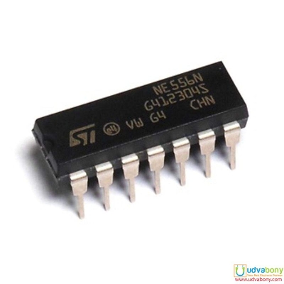 Picture of 2Pcs- NE556N NE556 LM556 556 Dual Tim-er IC Bip-olar IC Time-r Os-cillator DIP 14 Pin Dual Tim-er IC Electrical Circuitry & Parts