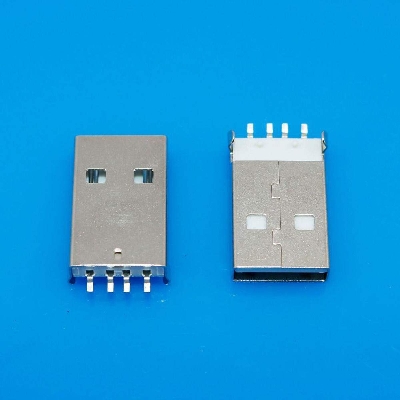 Picture of Male USB 2.0 Jack- 5Pcs Type-A 4 Pin Male Plug DIP Socket Connector Panel Mount For Data Cable Charging Jack DIY