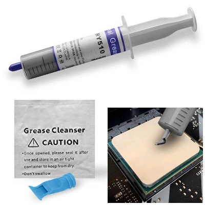 Picture of HY510 / HM501 Silicone Thermal Paste 20ml Thermal Grease Paste Silicone Heatsink Compounds CPU Processor VGA Graphics Card LED IC Metal Based Leads - Multi Plug - Multi Plug