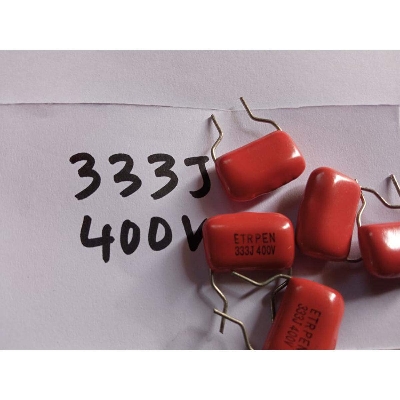 Picture of 5Pcs- 333j 400V Metallized Polypropylene Film 333j Capacitor 33nF 400V Mylar Polyester Film Electrical Circuitry & Parts