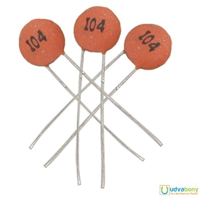 Picture of 25Pcs- Ceramic Capacitor 104 100nF 50V Disc Capacitor High Quality
