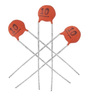 Picture of 25Pcs- Ceramic Capacitor 10pF 50V Disc Capacitor High Quality