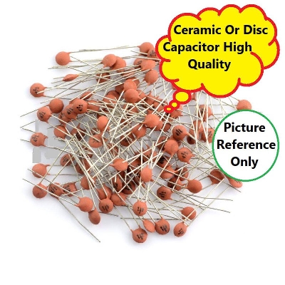 Picture of 25Pcs- 22pF Ceramic Capacitor 22pF 50V Disc Capacitor Electrical Circuitry & Parts