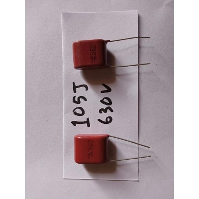 Picture of 5Pcs- METALLIZED 105j 630V Metallized 105j 630V Polypropylene Capacitor Mylar 1000nF Polyester Film Capacitors Electronics Circuitry & Parts
