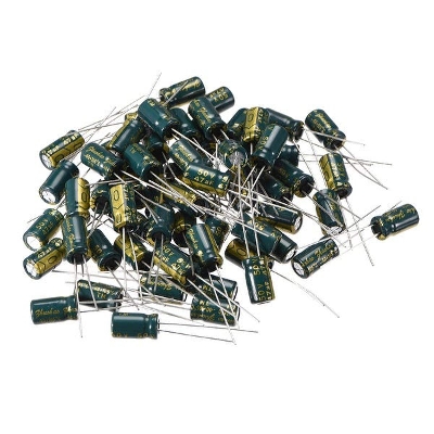 Picture of Radial 47uF Electrolytic Capacitor 50V-50Pcs