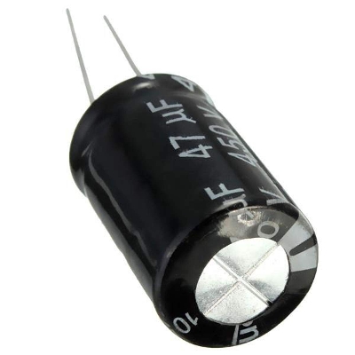 Picture of Radial 47uF Electrolytic Capacitor 450V-5Pcs