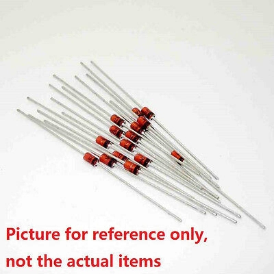 Picture of 10Pcs- 1Watt 13V Zener Diodes 1W 13V 1N4743 Through Hole Voltage Regulator Zener Diode DO-41 DIP Values Assortment Kit For  Electronics Circuitry & Parts DIY