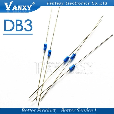 Picture of 10Pcs- DB3 DB-3 DIAC Trigger Diode Bidirectional 2A 28-36V DO-35 Glass Package Diodes Electrical Circuitry & Parts