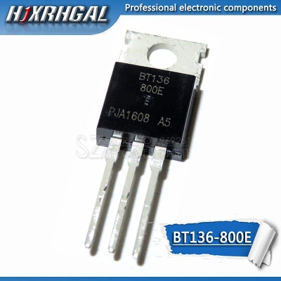 Picture of 2Pcs- BT136-600D BT136 TRIAC 4A 600V Three Terminal TO-220 Electronics Components Parts Electrical Circuitry & Parts