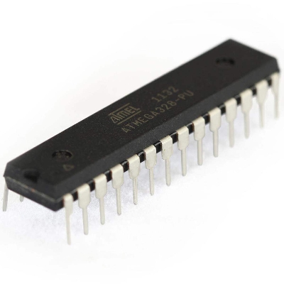 Picture of ATMEGA328A-PU ATMEGA328P ATMEGA328 20MHz 32KB Flash Memory 8-Bit DIP 28 Pin Atmel Atmega AVR Microcontroller IC For Electronics Circuitry & Parts Engineering Programable Project & Industry
