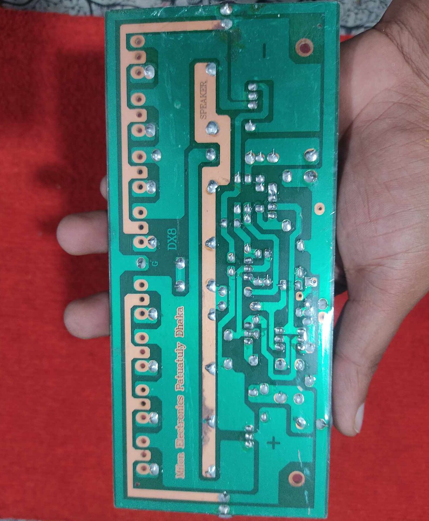 Picture of 8 Transistor Amplifier Circuit Board For 5200 & 1943 IC Mono 8 Transistor Amplifiers Board IC (Not Included) 8 Transistor Circuit 8 Transistor Board 8 Transistor Amplifier Circuit For 5200 1943 IC