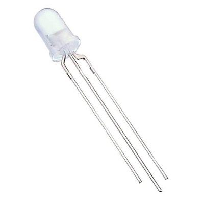 Picture of 10Pcs- 3Pin Bi Color Supper Bright 3 Pin 5mm Dual Bi-Color LED Diode Lights Emitting Diodes LEDs Blinking Bulb For Electronics Science Project