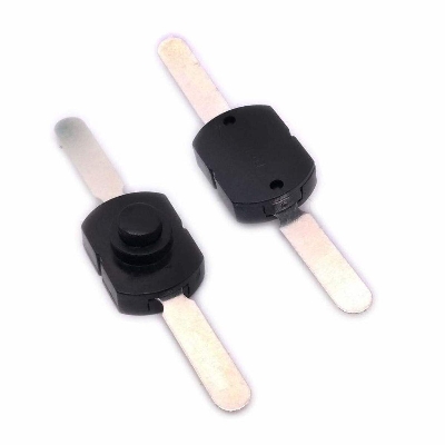 Picture of Horizontal 2 Pin Latching Torch Push Button Switch 30V 1A-10pcs