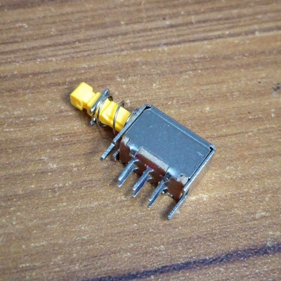 Picture of 5Pcs- PS-22E05 Metal Body ON-OFF Switch 0.3A DC 50V 6 Pin Self Lock SWITCH For TV