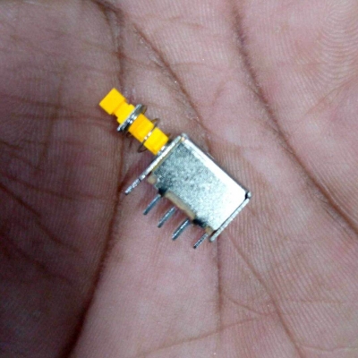 Picture of 5Pcs- PS-22E05 Metal Body ON-OFF Switch 0.3A DC 50V 6 Pin Self Lock SWITCH For TV