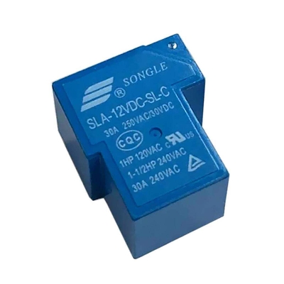 Picture of BANG Relay 12V SONGLE Relay DC-12V DC12V 30A 250VAC 6 Pin Coil SPDT Power Relay SRD-12VDC-SL-C PCB Mount T90 Power Relays Switches DC 12V Relay